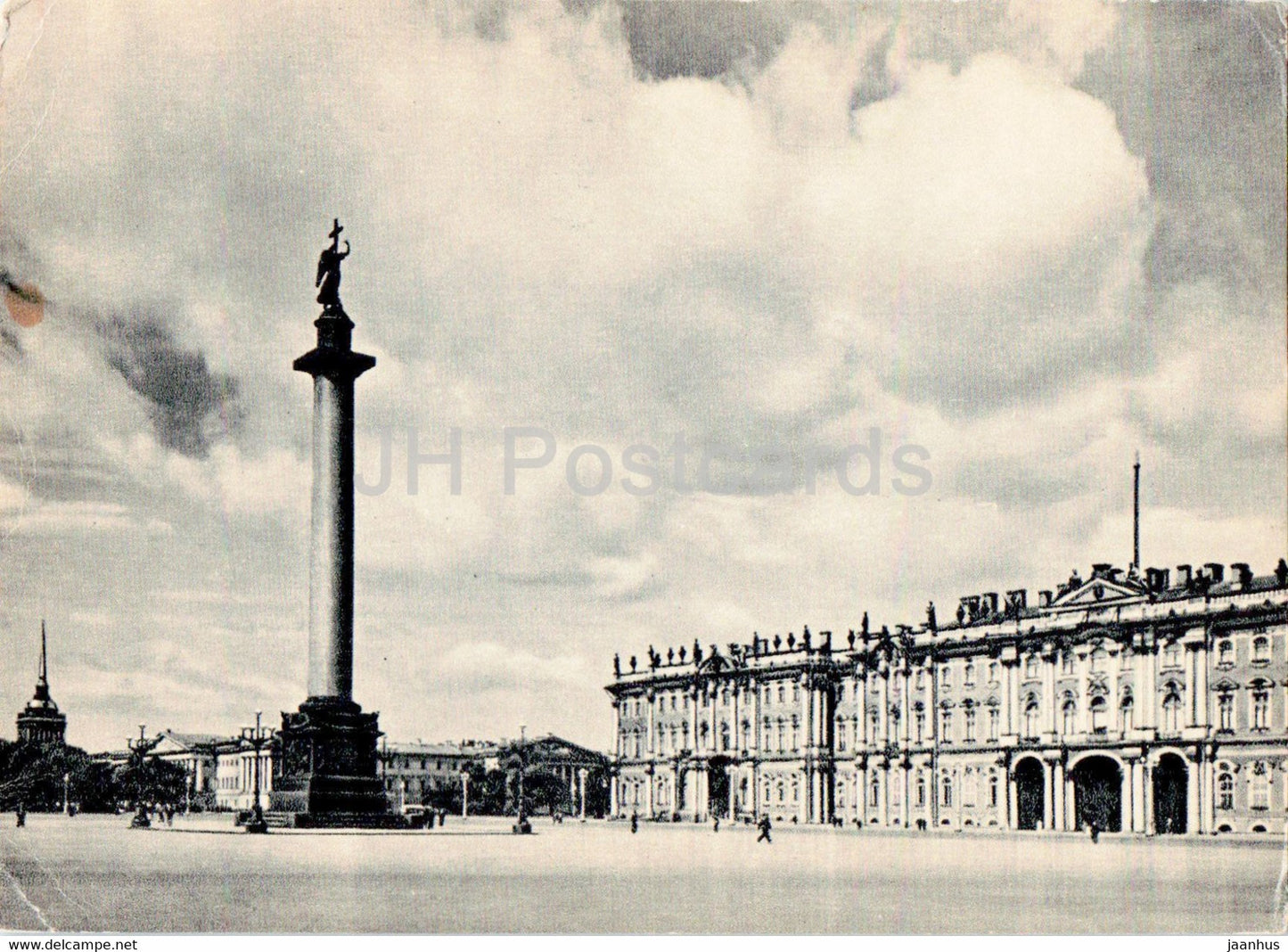 Leningrad - St Petersburg - Palace square - old postcard - 1957 - Russia USSR - unused - JH Postcards