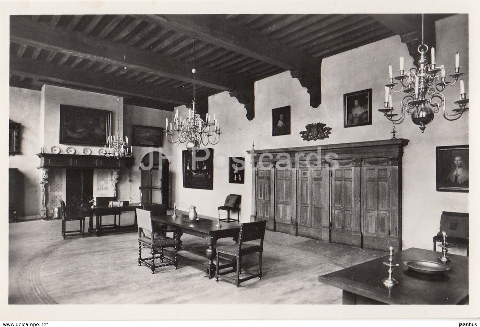 Frans Halsmuseum - Haarlem - Renaissancezaal - Renaissance hall - museum - old postcard - Netherlands - unused - JH Postcards