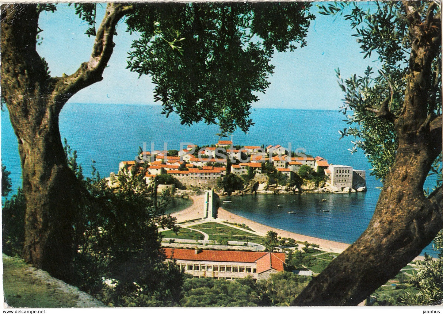 Sveti Stefan - 1982 - Montenegro - Yugoslavia - used - JH Postcards