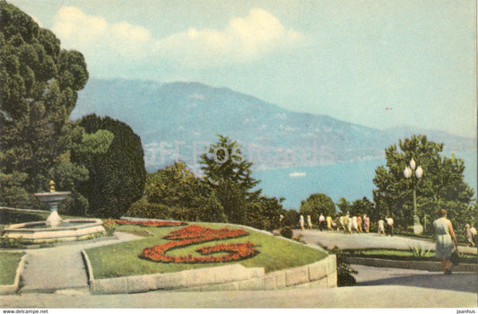 Livadia - Fountain in the Park - 1968 - Ukraine USSR - unused - JH Postcards