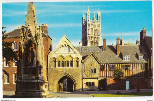 Gloucester - Bishop Hooper Monument  - cathedral - PT6946 - 1970 - United Kingdom - England - used - JH Postcards