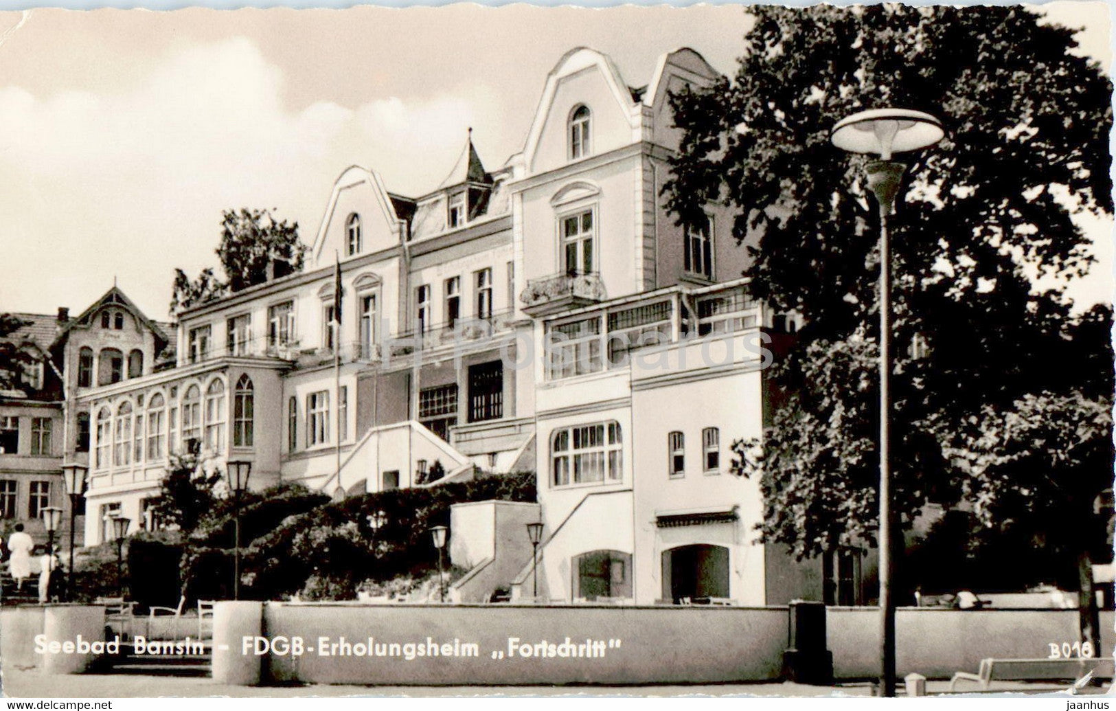 Seebad Bansin - FDGB Erholungsheim Fortschritt - Germany DDR - used - JH Postcards