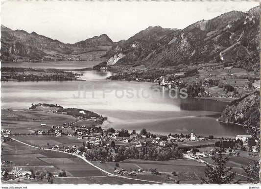 Am See die Ortschaften Strobl - St Wolfgang u St Gilgen im Salzkammergut - Austria - unused - JH Postcards