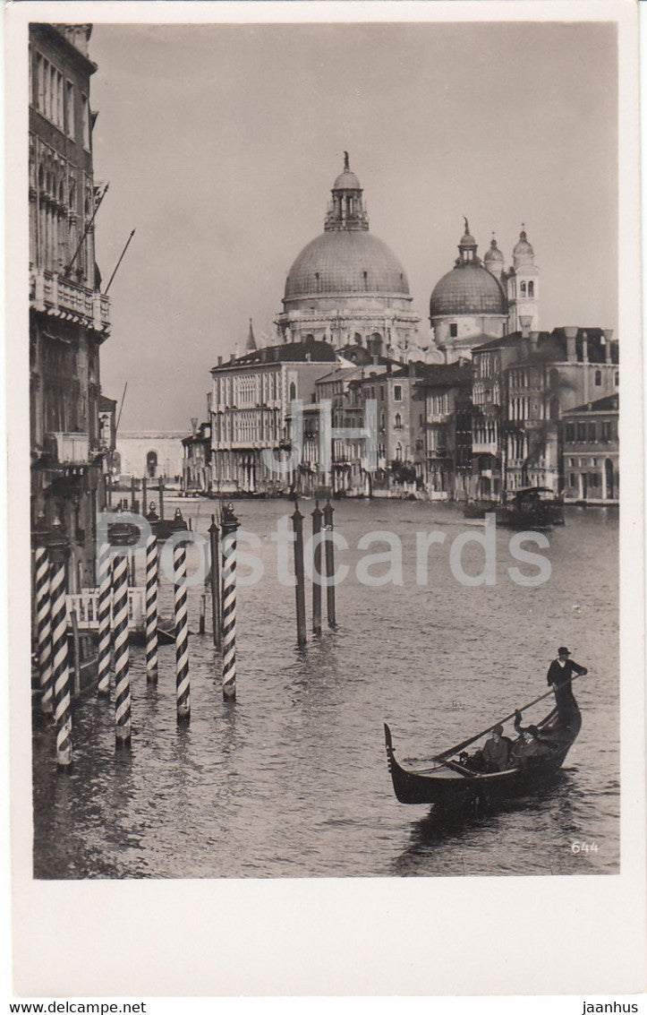 Venezia - Vendig - Venice - Canal Grande - 644 - old postcard - Italy - unused - JH Postcards