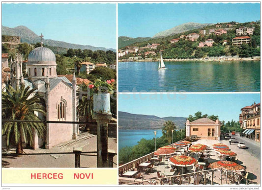 church - Herceg Novi - 1353 - Montenegro - Yugoslavia - unused - JH Postcards