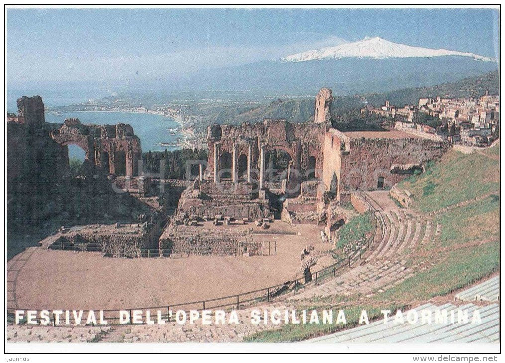 Festival dell´Opera Siciliana a Taormina - Sicilia - Italia - Italy - unused - JH Postcards