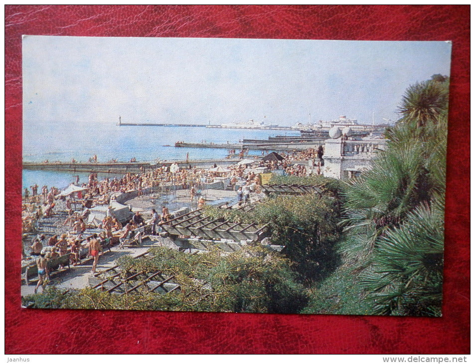 sea-front - Sochi - 1981 - Russia USSR - unused - JH Postcards