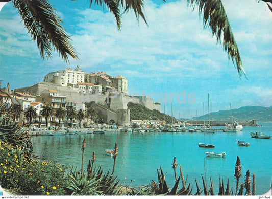 Panorama de la Corse - Calvi - La Citadelle et le port de plaisance - France - unused - JH Postcards