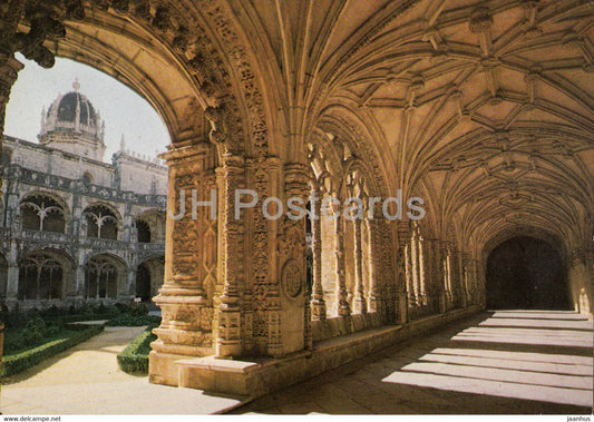 Lisbon - Lisboa - Mosteiro dos Jeronimos - Claustro - monastery - cloister - 597 - Portugal - unused - JH Postcards