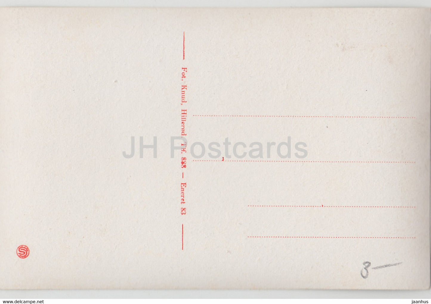 Frederiksborg Slot - old postcard - Denmark - unused