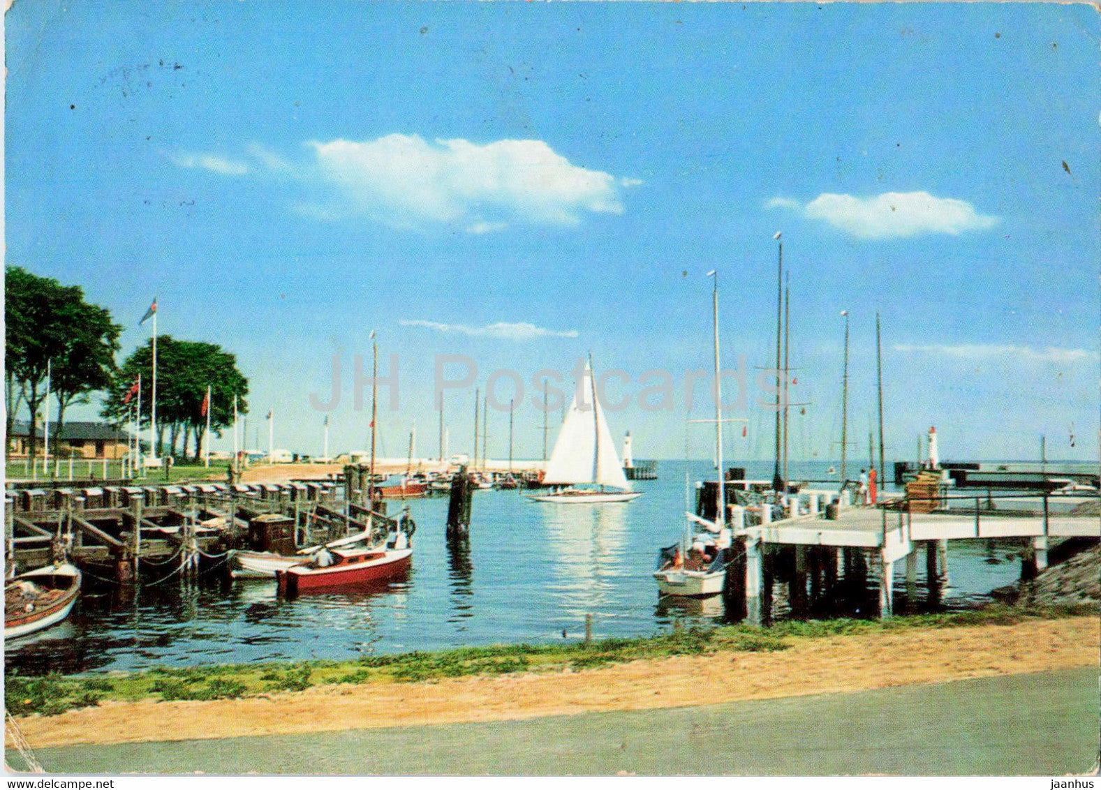 Mommarks Feriecenter - Mommark Holiday Center - Camping - boat - Denmark - used - JH Postcards