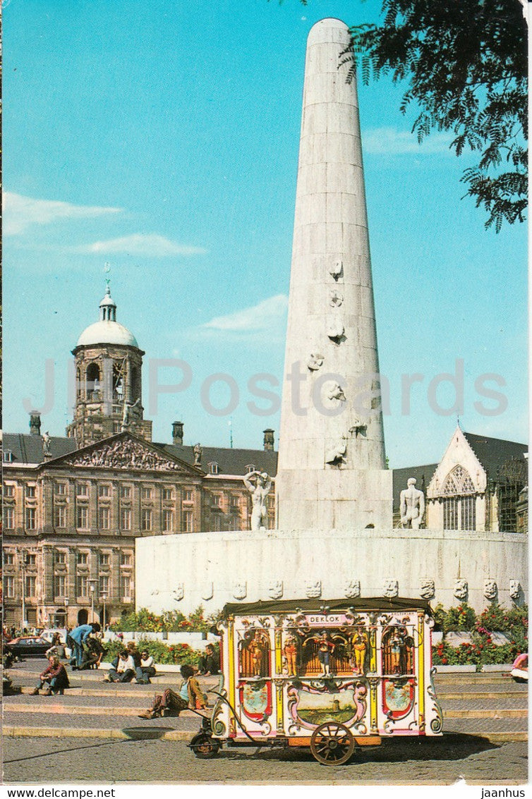 Amsterdam - National Monument - The Heart of the Capital and the Royal Palace on the Dam - Netherlands - unused - JH Postcards