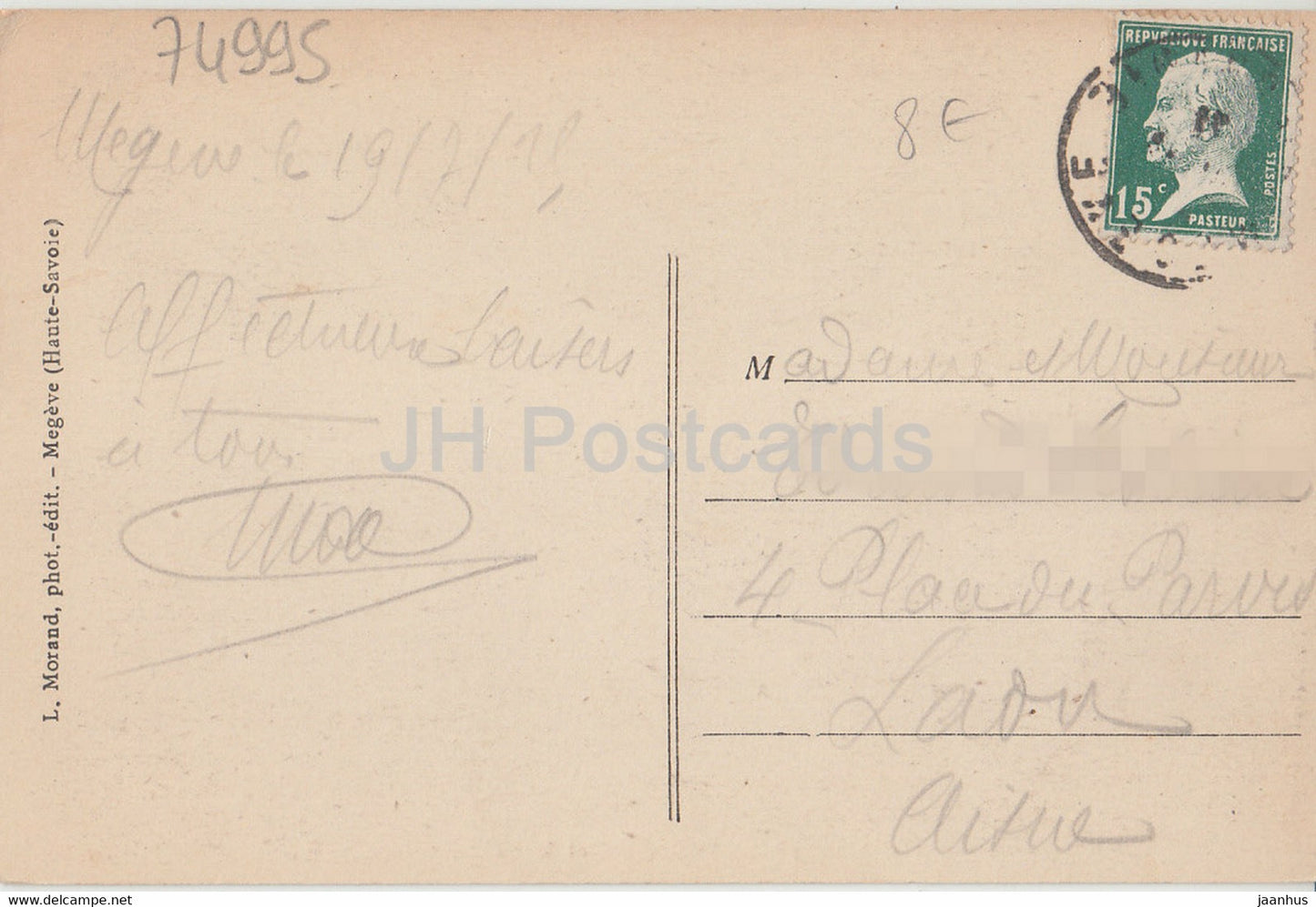 Megeve et le Calvaire – 176 – alte Postkarte – Frankreich – gebraucht