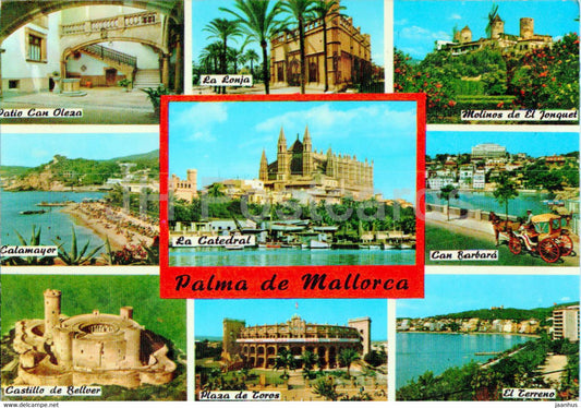 Palma de Mallorca - multiview - 1103 - Spain - unused - JH Postcards