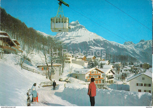 Engelberg 1020 m - Brunnibahn - cable car - 6670 - Switzerland - 1968 - used - JH Postcards