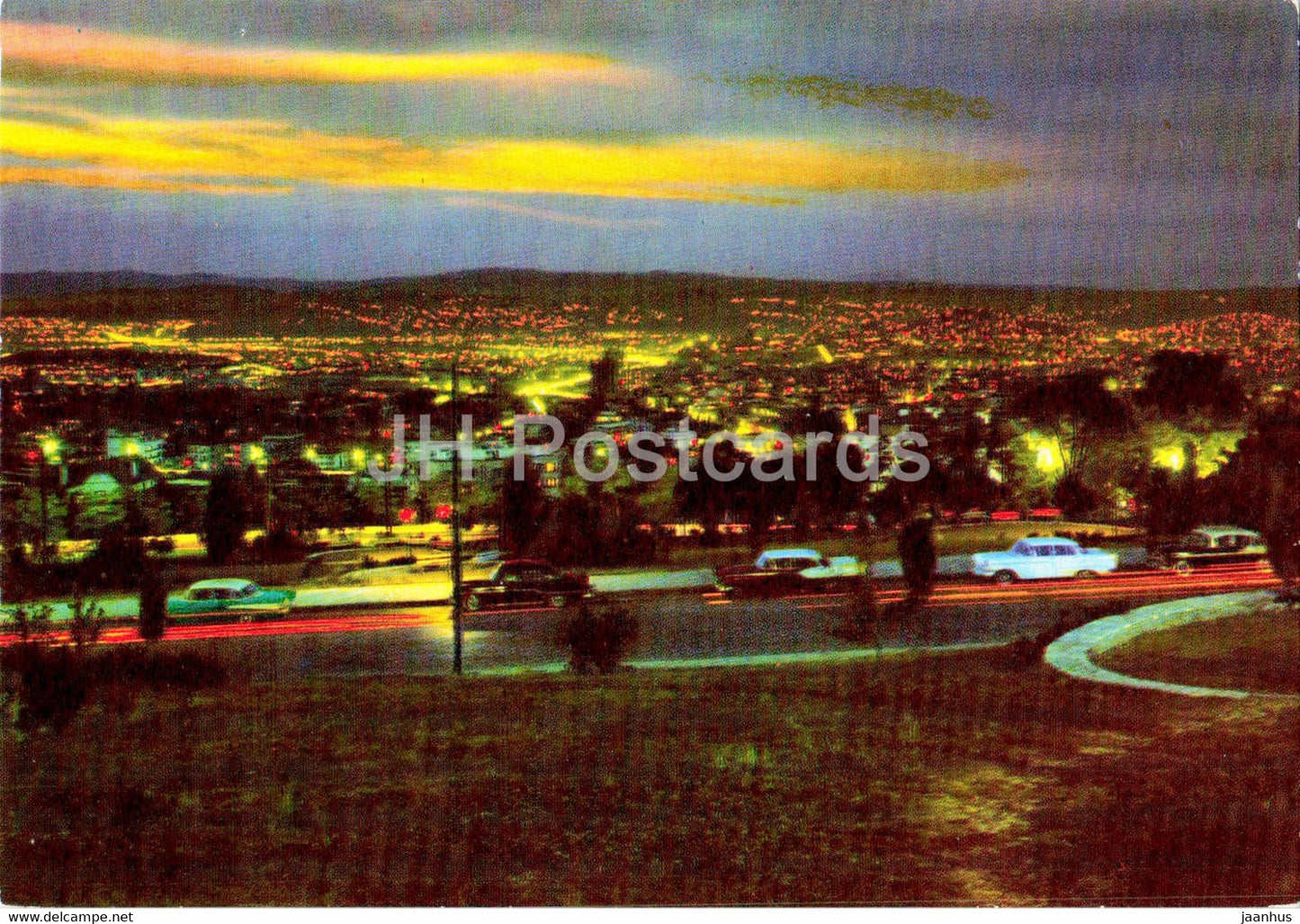 Ankara at Night - Turkey - unused - JH Postcards