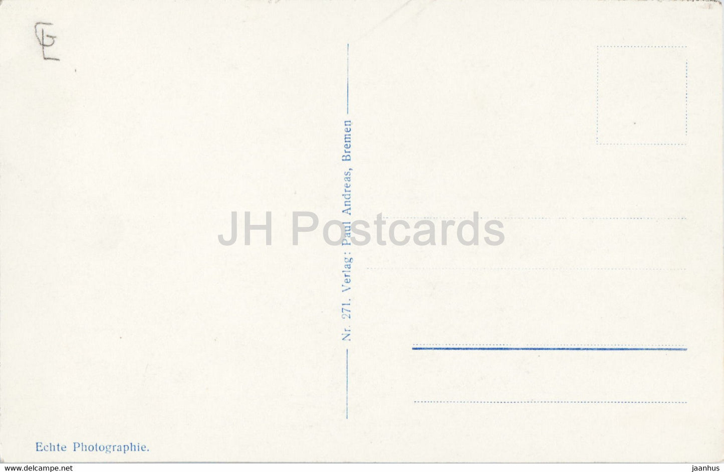 Bremen - Marktplatz mit Roland - old postcard - Germany - unused