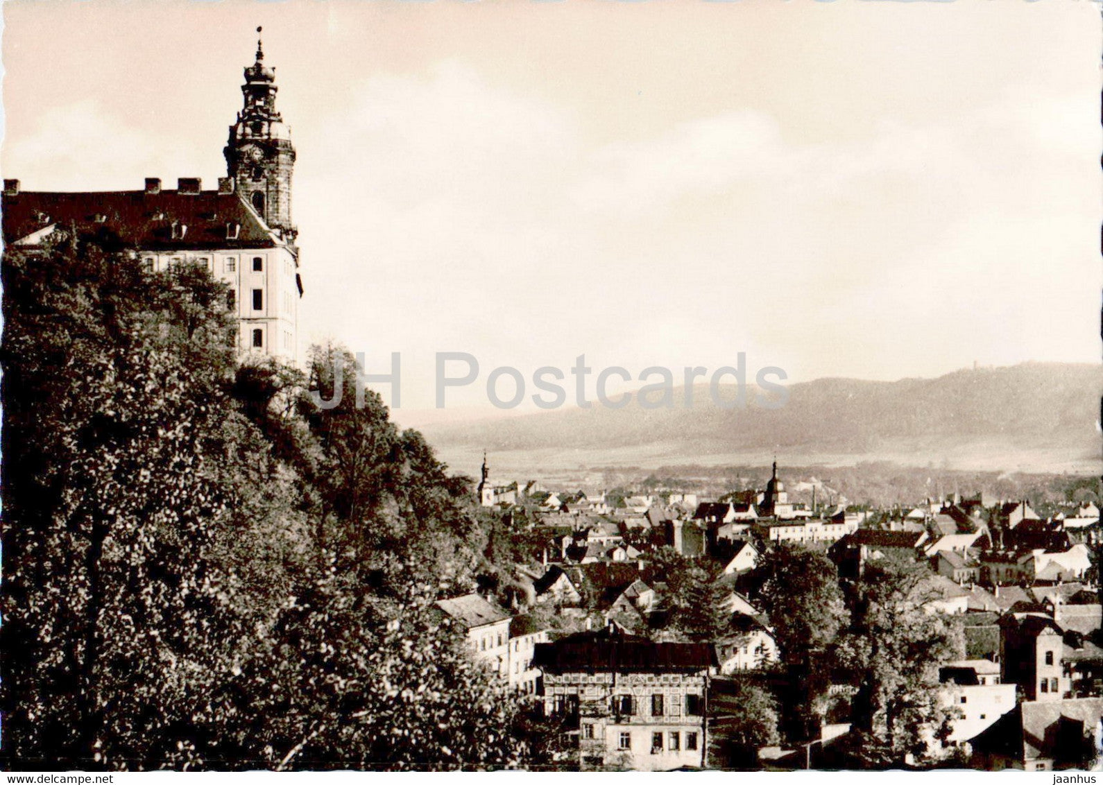 Rudolstadt - Heidecksburg mit Blick auf die Stadt - 1963 - Germany DDR - used - JH Postcards