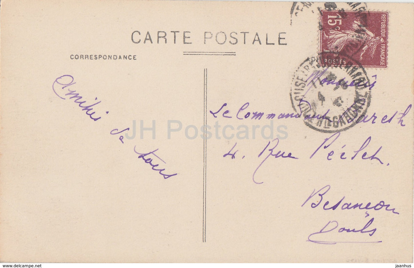 Toulouse - Caisse d'Epargne - Rue de Languedoc - 10 - carte postale ancienne - France - oblitérée