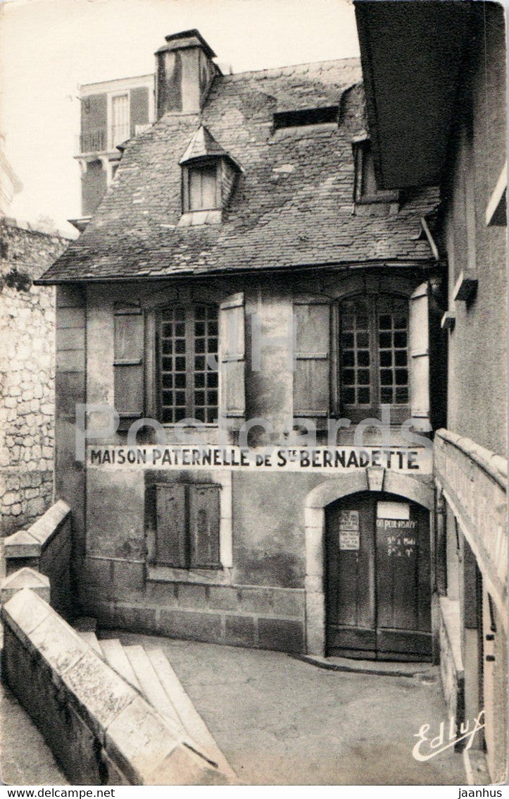 Lourdes - Maison Paternelle de Sainte Bernadette Soubirous - 22 - old postcard - France - unused - JH Postcards