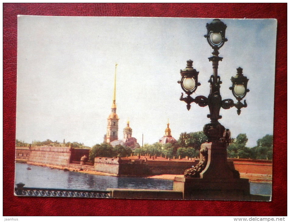 Peter and Paul Fortress - Leningrad - St. Petersburg - 1962 - Russia USSR - unused - JH Postcards