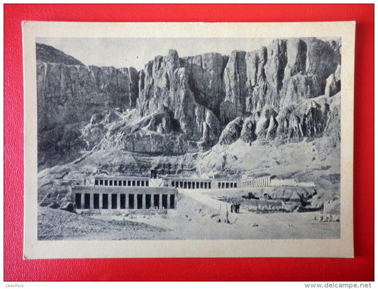 Temple of Hatshepsut 1 , 1520-1500 BC - Egypt - Architecture of Ancient East - 1964 - Russia USSR - unused - JH Postcards