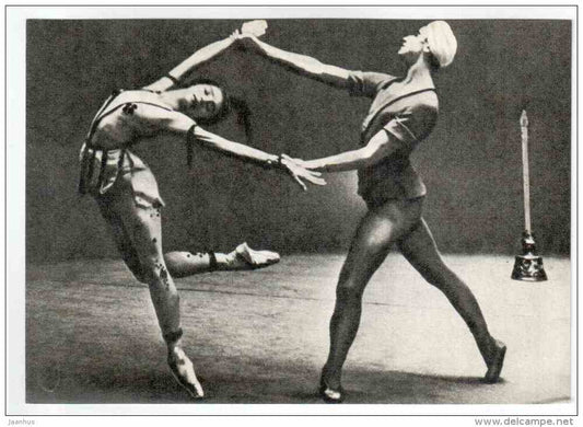 N. Bessmertnova as Shirin and V. Tikhonov as Ferhad - Legend of Love - Soviet ballet - 1970 - Russia USSR - unused - JH Postcards