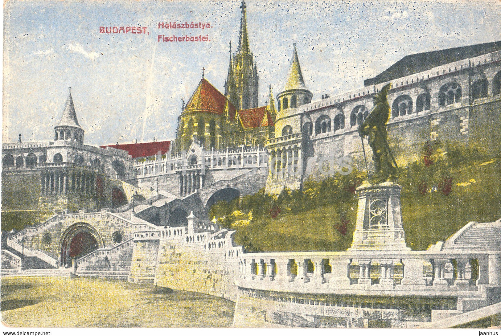 Budapest - Halaszbastya - Fischerbastei - old postcard - Hungary - unused - JH Postcards