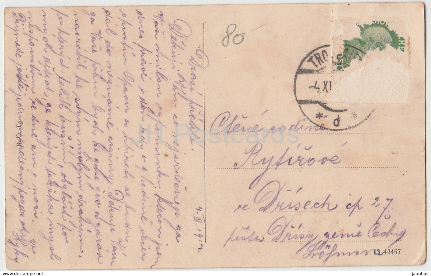Troppau - Oberring - Opava - old postcard - Czech Republic - used