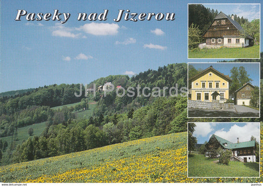 Paseky nad Jizerou - town views - 2000 - Czech Republic - used - JH Postcards