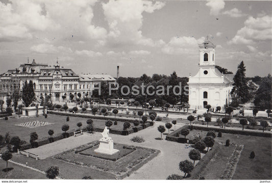 Szarvas - Tessedik Samuel Square - Hungary - unused - JH Postcards