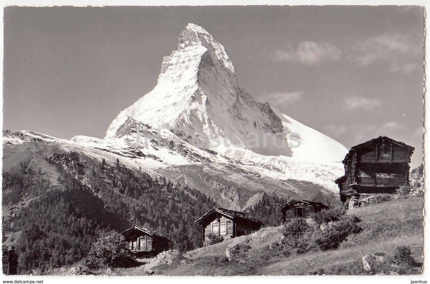 Zermatt - Winkelmatten mit Mattehorn - 12306 - Switzerland - old postcard - unused - JH Postcards