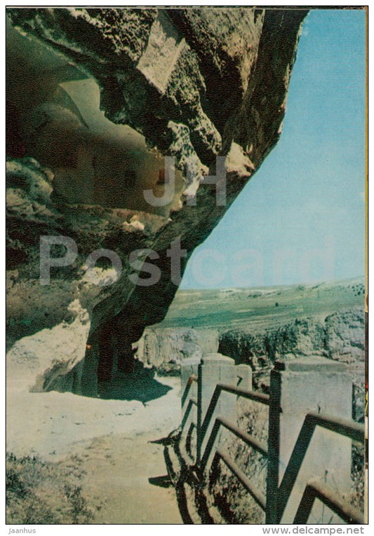 Chufut-Kale cave town - Assumption Monastery - Bakhchysarai Museum - Crimea - 1970 - Ukraine USSR - unused - JH Postcards
