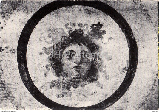 Roma - Catacombe di S. Sebastiano - Medusa nella tomba di Hermes - Medusa in the tomb of Hermes - Italy - 1985 - used - JH Postcards