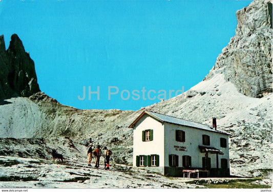 Rifugio Carducci 2293 m - Carducci Hutte - Forcella Giralba - 1980 - Italy - used - JH Postcards