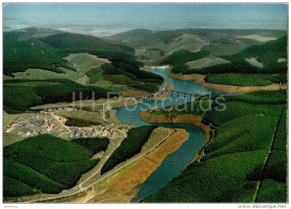 Die Okertalsperre im Harz - Germany - 1973 gelaufen - JH Postcards