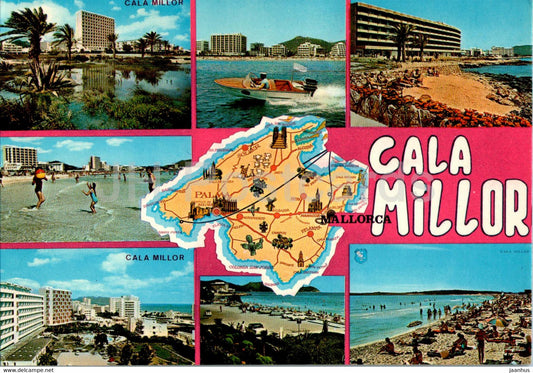 Cala Millor - Mallorca - multiview - 2031 - 1985 - Spain - used - JH Postcards
