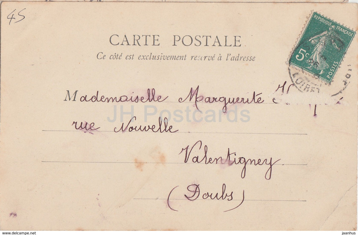 Sully sur Loire - Le Chateau - castle - old postcard - France - used