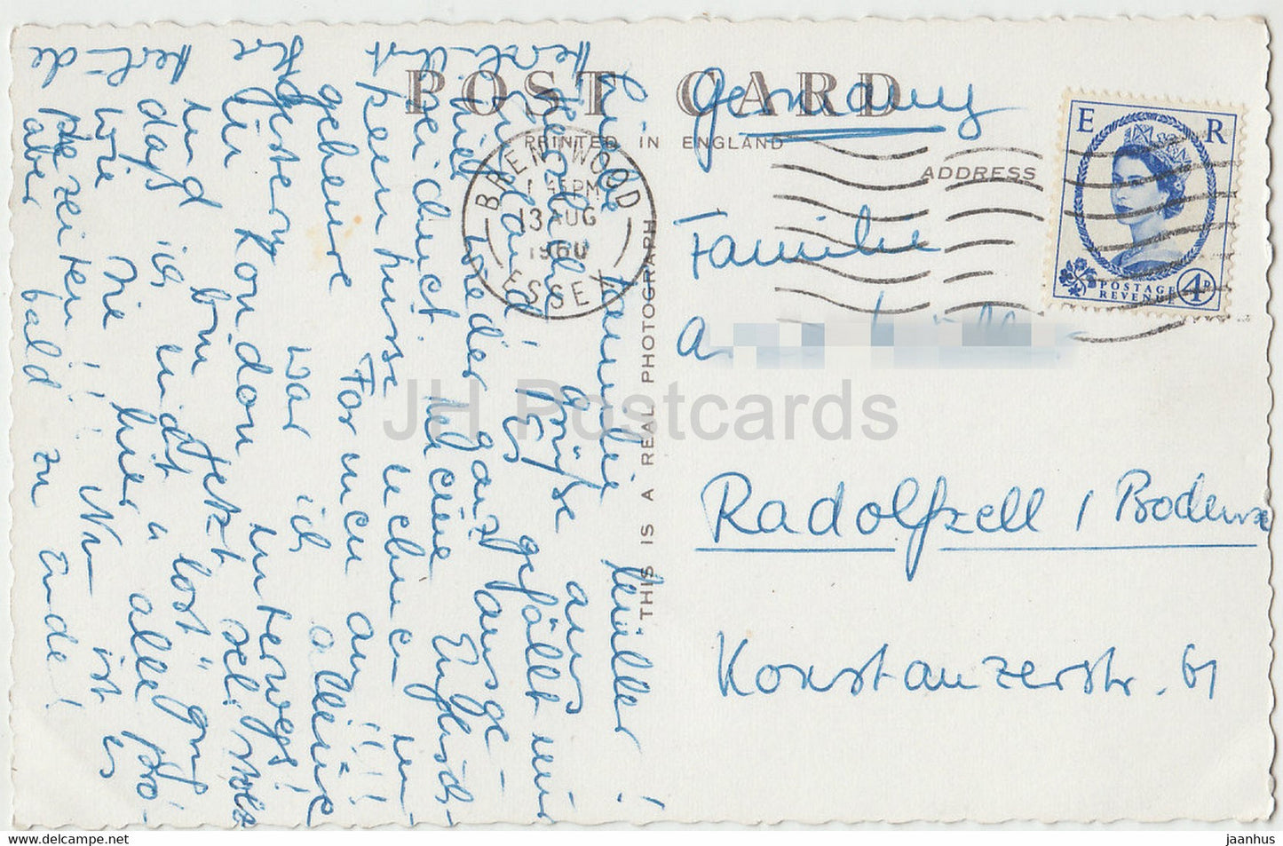 London - St Paul's Cathedral - 2 A - alte Postkarte - 1960 - Vereinigtes Königreich - England - gebraucht
