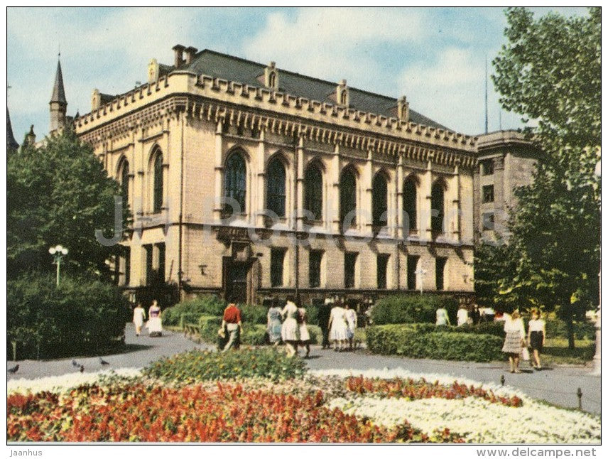State Philharmonics - Riga - 1963 - Latvia USSR - unused - JH Postcards