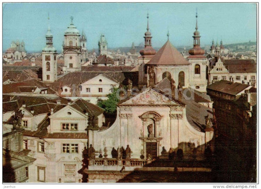 Praha - Prague - Old Town Towers - Czechoslovakia - Czech - used 1964 - JH Postcards