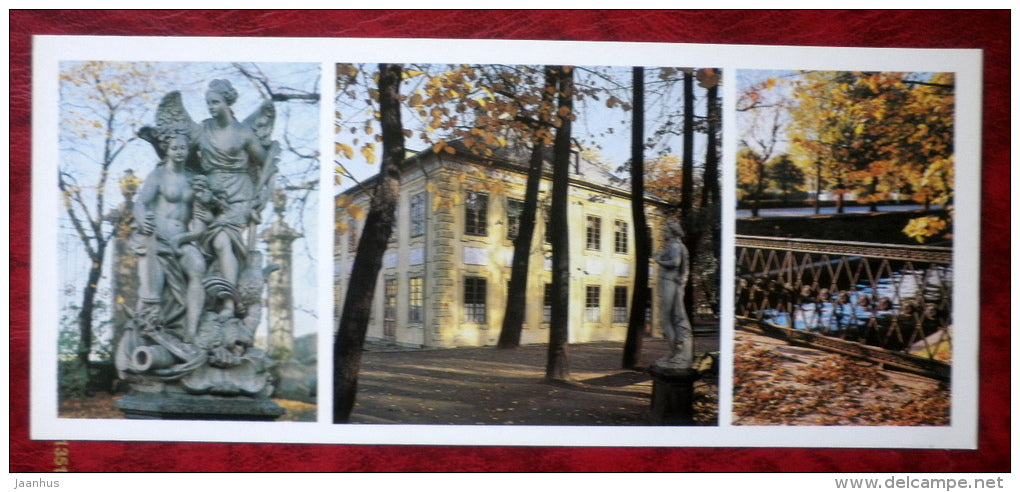 in the Summer Garden - sculptures - Leningrad - St. Petersburg - 1982 - Russia USSR - unused - JH Postcards