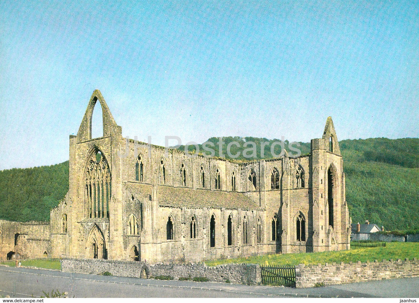 Tintern Abbey - Gwent - View from South East - Wales - United Kingdom - unused - JH Postcards