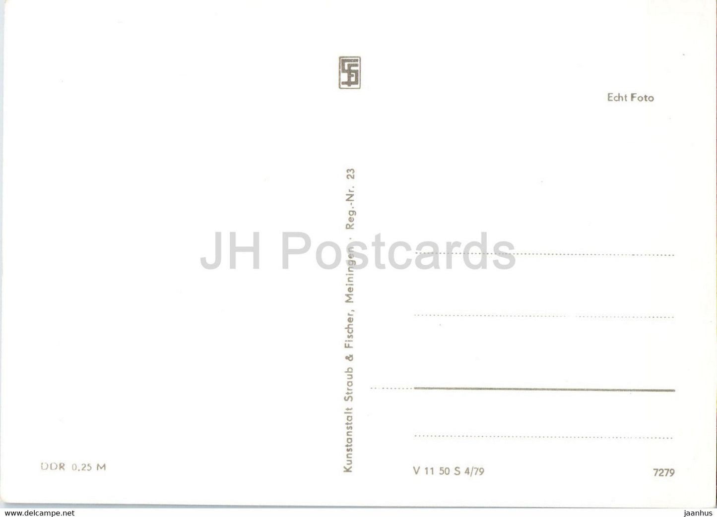 Tabarz mit Thur Wald - Inselsberg - Aschenbergstein - Germany DDR - unused