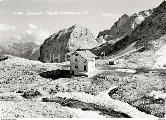 Catinaccio - Rifugio Antermoia 2495 m - old postcard - Italy - unused - JH Postcards