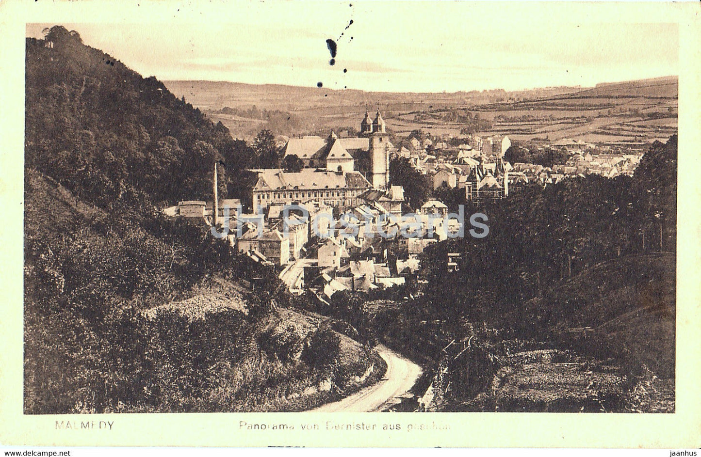 Malmedy - Panorama von Bernister aus gesehen - old postcard - 1916 - Belgium - used - JH Postcards