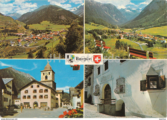 Bergun - Bravuogn - 1376 m Albulatal - 1985 - Switzerland - used - JH Postcards