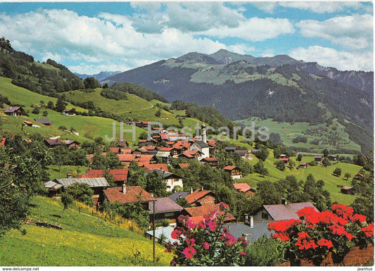 Fanas - Prattigau - gegen das Kreuz - 1984 - Switzerland - used - JH Postcards