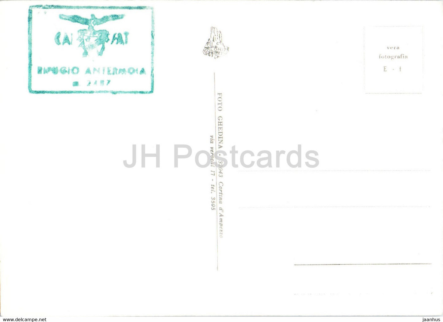 Rosengarten - Rifugio Antermoia 2495 m - alte Postkarte - Italien - unbenutzt