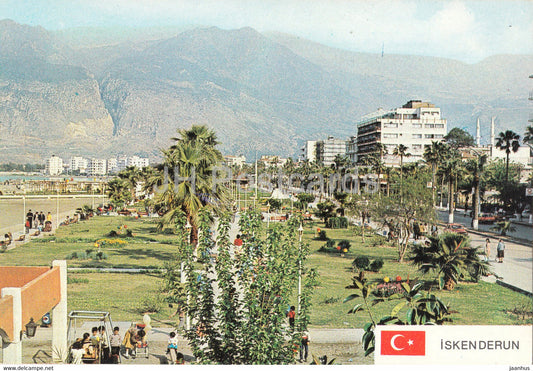 Iskenderun - park - 1984 - Turkey - used - JH Postcards